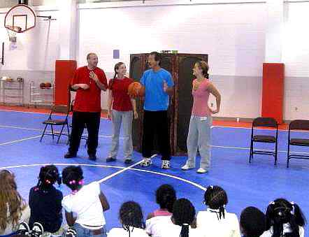Small Cast Touring Play - Choosing Sides for Basketball