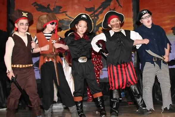 A-hoy ye maties! We're Pirates! Treasure Island from ArtReach!
