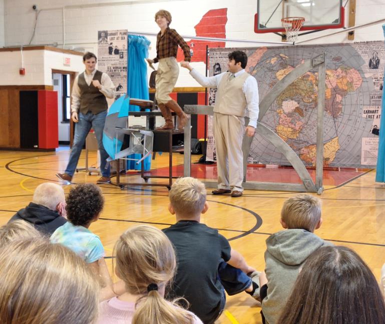 School performance of Amelia Earhart