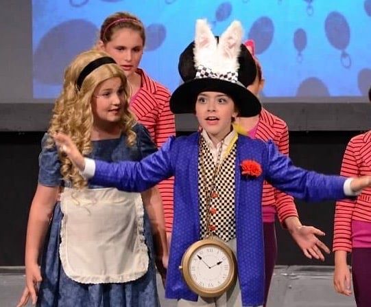 The March Hare Mad Hatter in ArtReach's Alice in Wonderland Play
