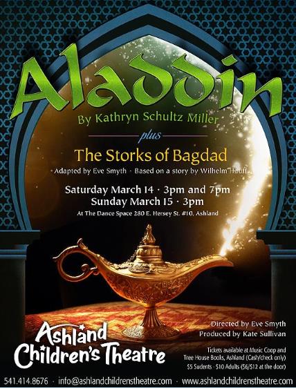 Poster for Aladdin for Children's Theatre