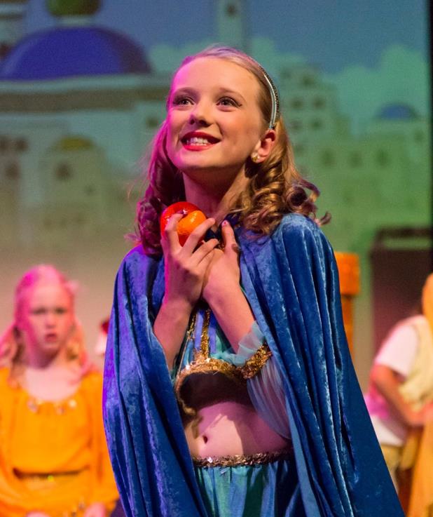Kids perform Aladdin playscript