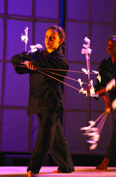 Students perform Sadako Play