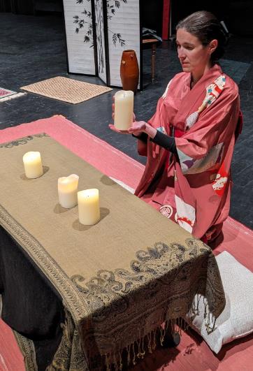 A scene from ArtReach's A Thousand Cranes