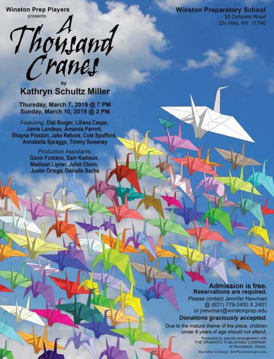 A Thousand cranes Poster for Play.