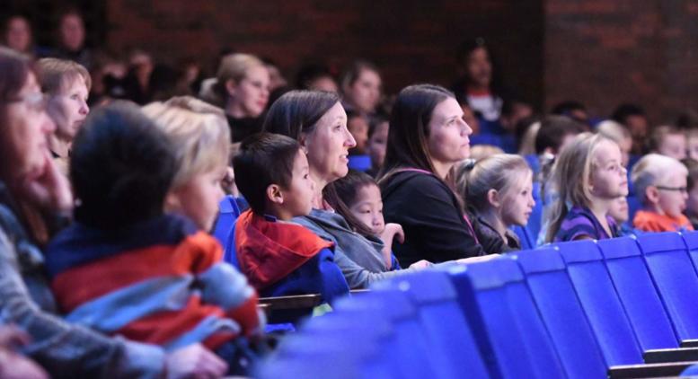 Family audience enjoys Blue Horses by Decatur School for Theatre & Dance