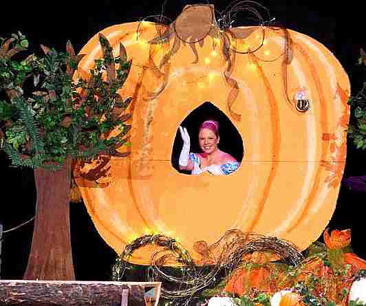 Cinderella's pumpkin carriage!