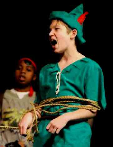 Kids let loose in ArtReach's A Christmas Peter Pan!