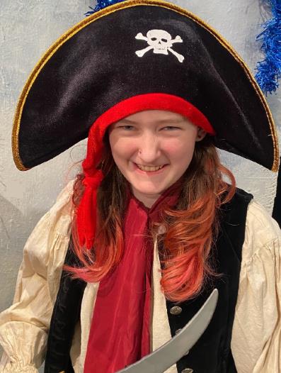 Kids in Cast Christmas Peter Pan play 