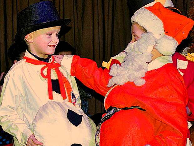 Santa makes an appearance.