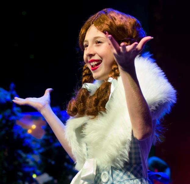 Dorothy in ArtReach's A Christmas Wizard of Oz