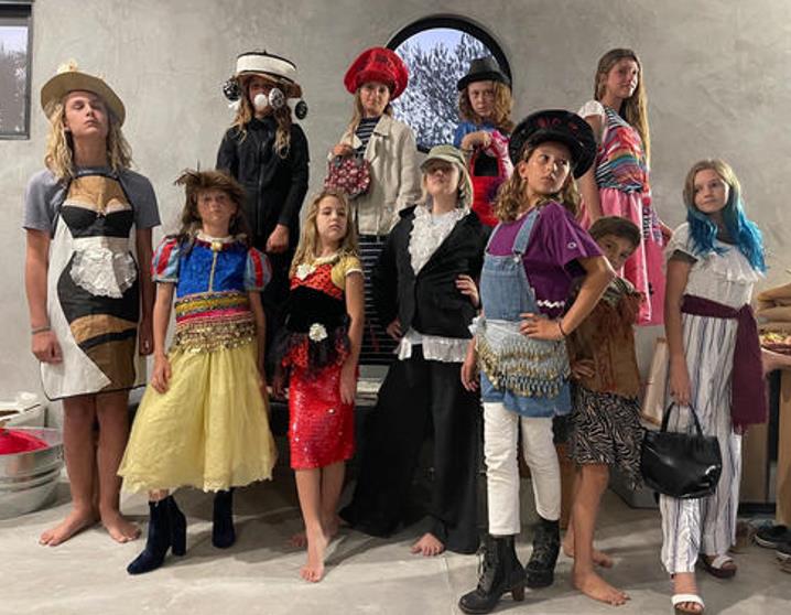 Junior High Students perorm Emperor's New Clothes playscript