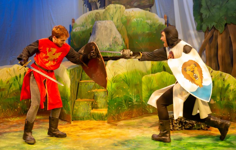 Knights and the Round Table play for Junior High Students
