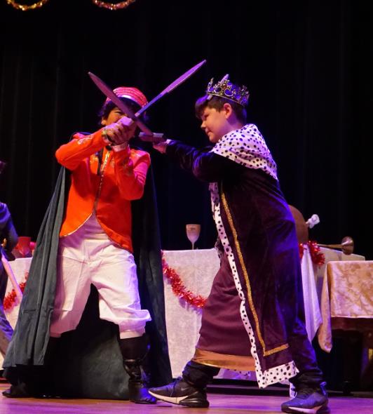 Prince & Mice Battle in Nutcracker play