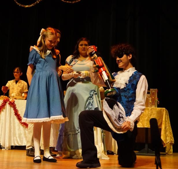 Clara and dolls in Nutcracker Prince Play