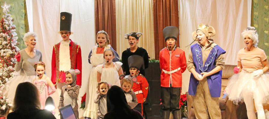 Kids perform in ArtReach's Nutcracker Christmas Play
