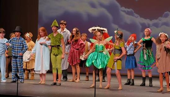 Kids bow in Peter Pan Play for Kids