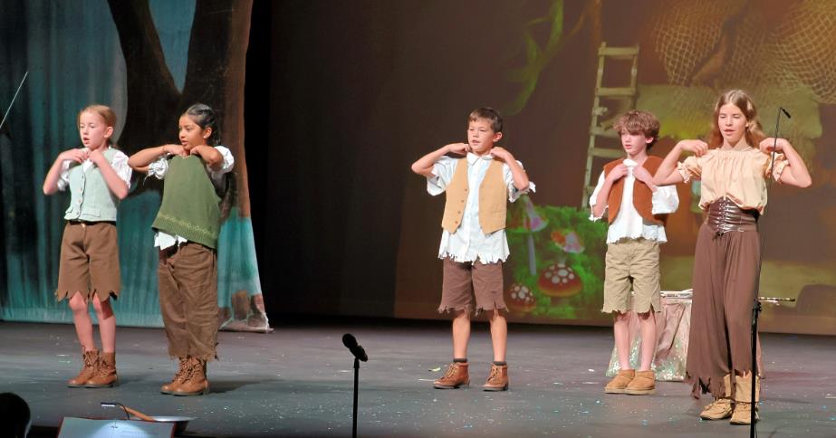 The Lost Boys in Peter Pan Play