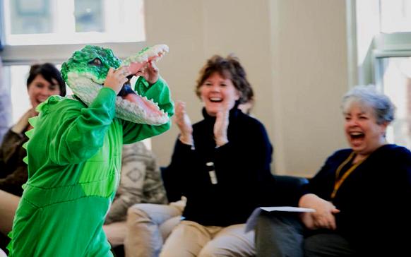 Crocodile steals the show Peter Pan