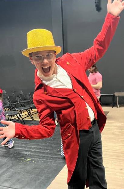 Puppeteer in School Play Pinocchio