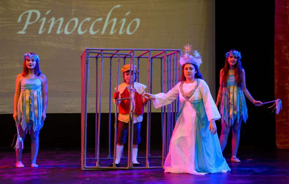 Blue Fairy in Pinocchio play