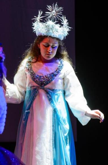 The Blue Fairy in school play Pinocchio