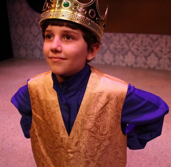 The King in ArtReach's Snow White!