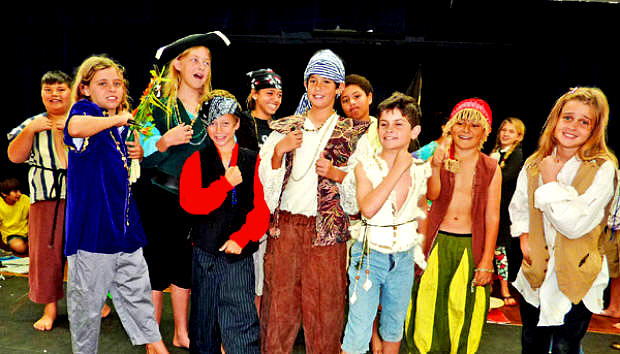 These kids love ArtReach's TREASURE ISLAND: YOUNG PIRATES OF THE CARIBBEAN!