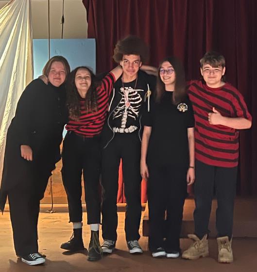 Kids performing Treasure Island become friends