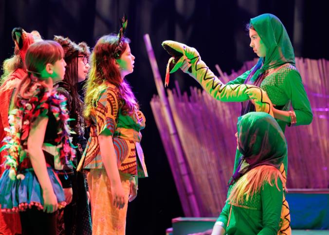 Kai the Snake in The Jungle Book playscript for kids