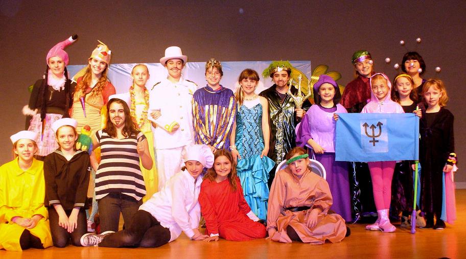 Large Cast of Little Mermaid Play