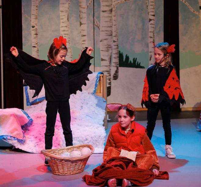 The Red Birds in The Velveteen Rabbit Musical