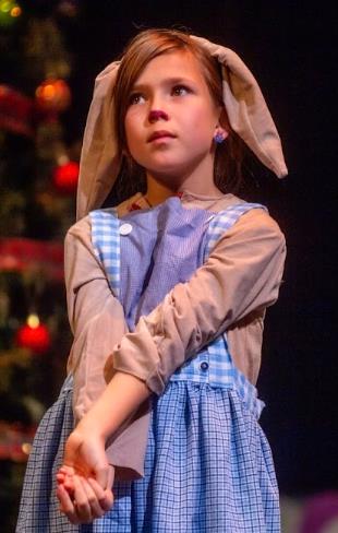 Girl Rabbit in Velveteen Rabbit Play