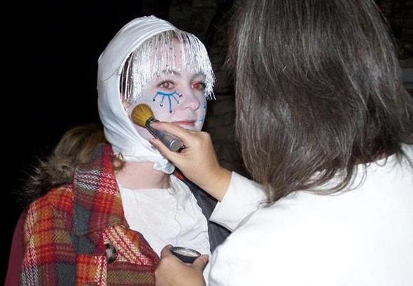 Kids prepare for Christmas Musical