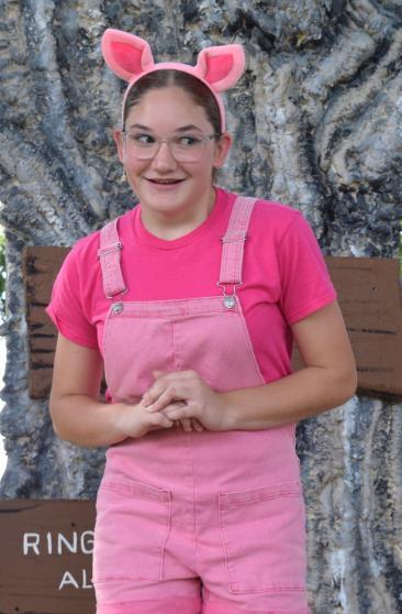 Piglet in Winnie-the-Pooh play