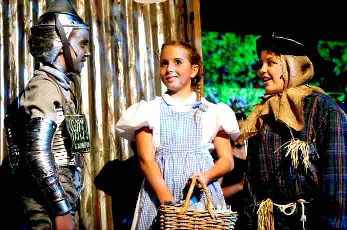 Dorothy and her friends in Oz!  The Wizard of Oz!